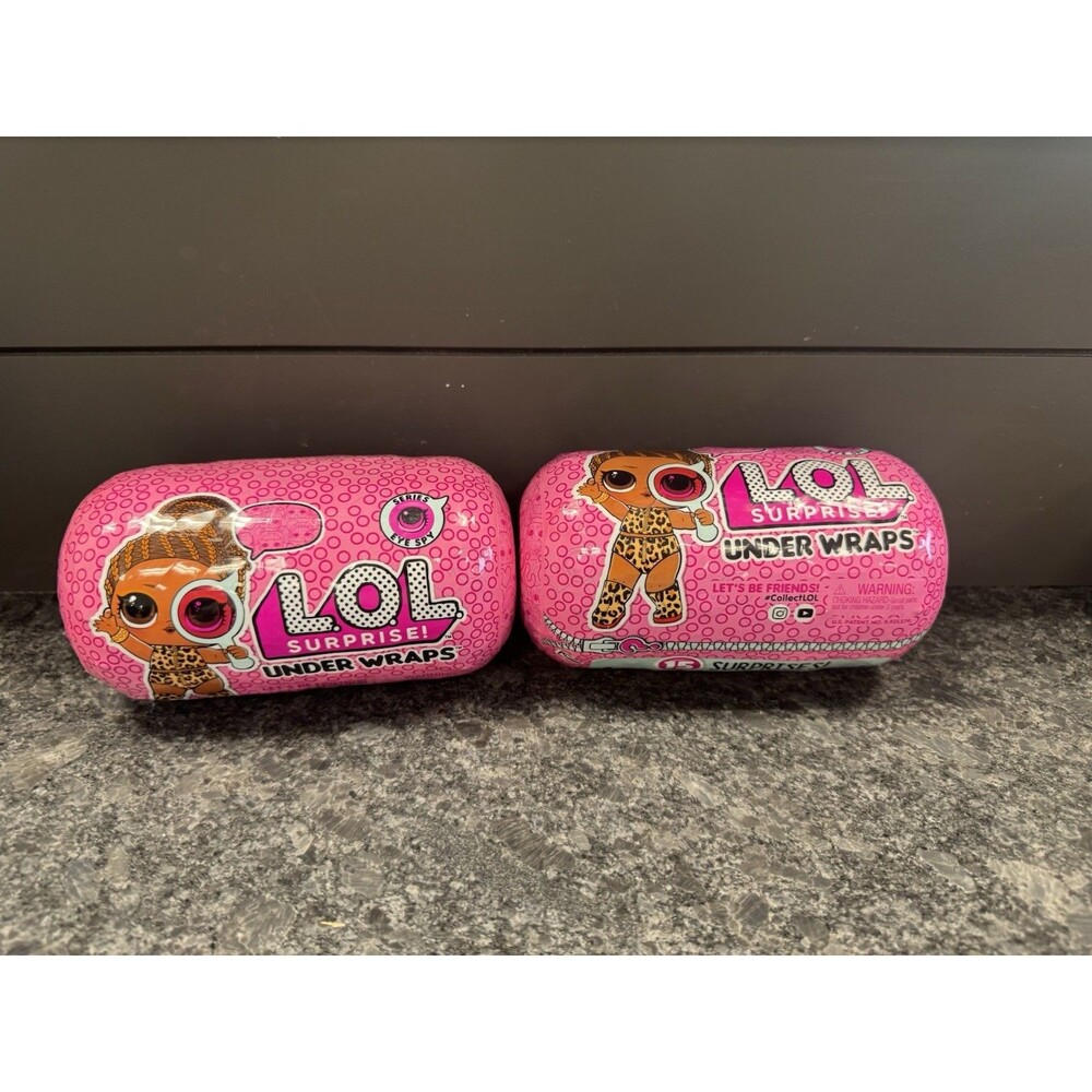 2x LOL Surprise Under Wraps Eye Spy Series Doll Toys 15 Surprises NEW & SEALED